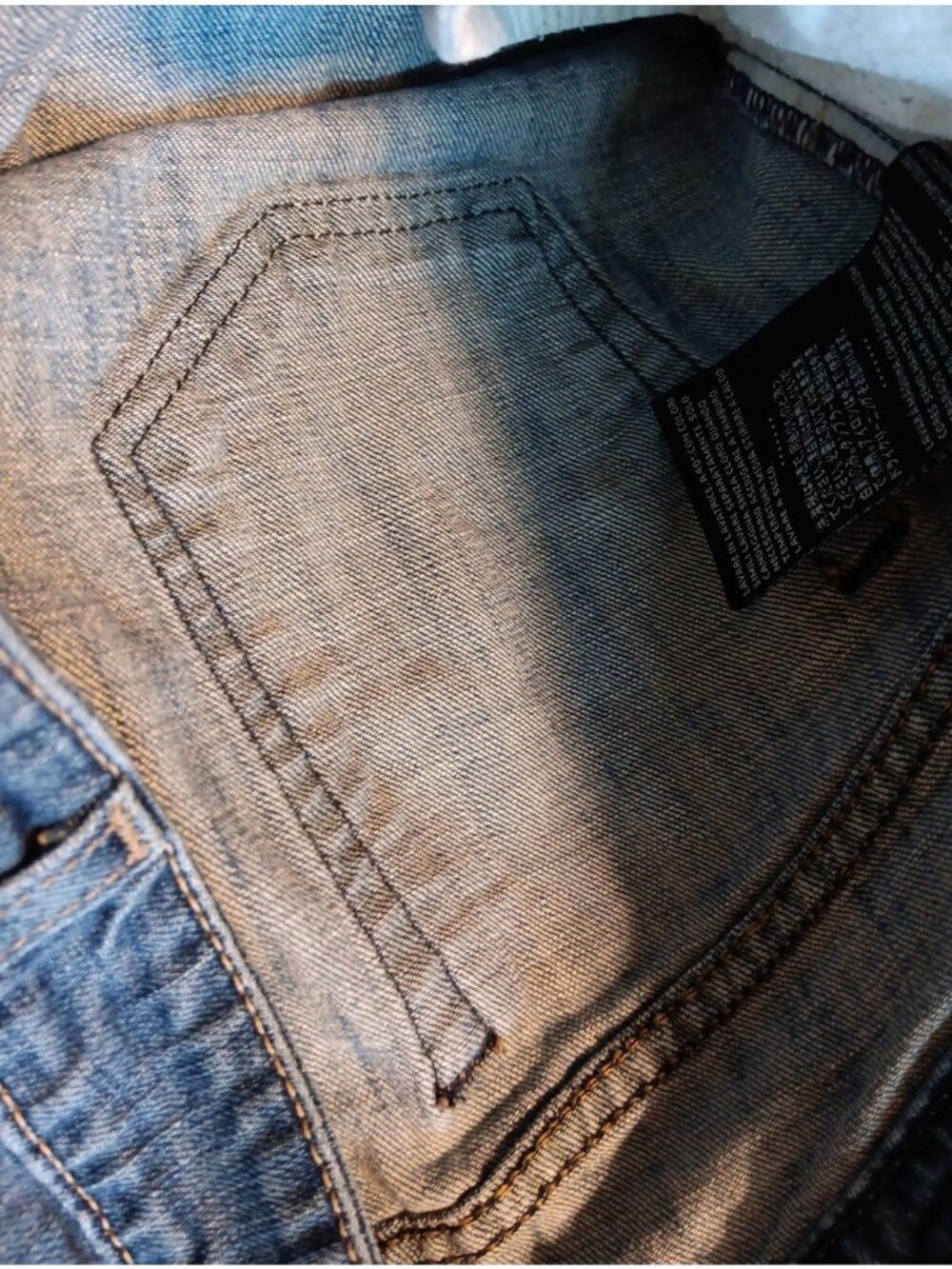 Harley Davidson Jeans Women 8 Regular Bootcut Embroidered Pocket Distressed Read - Picture 4 of 12